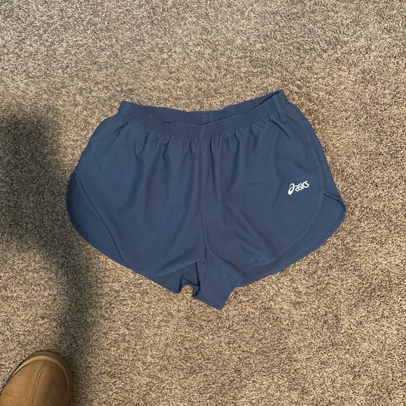 Asics Men's Blue Athletic Shorts - Picture 1 of 3